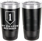 Army 1st Infantry Division Laser Engraved 20oz Tumbler Mugs LET.0071.B