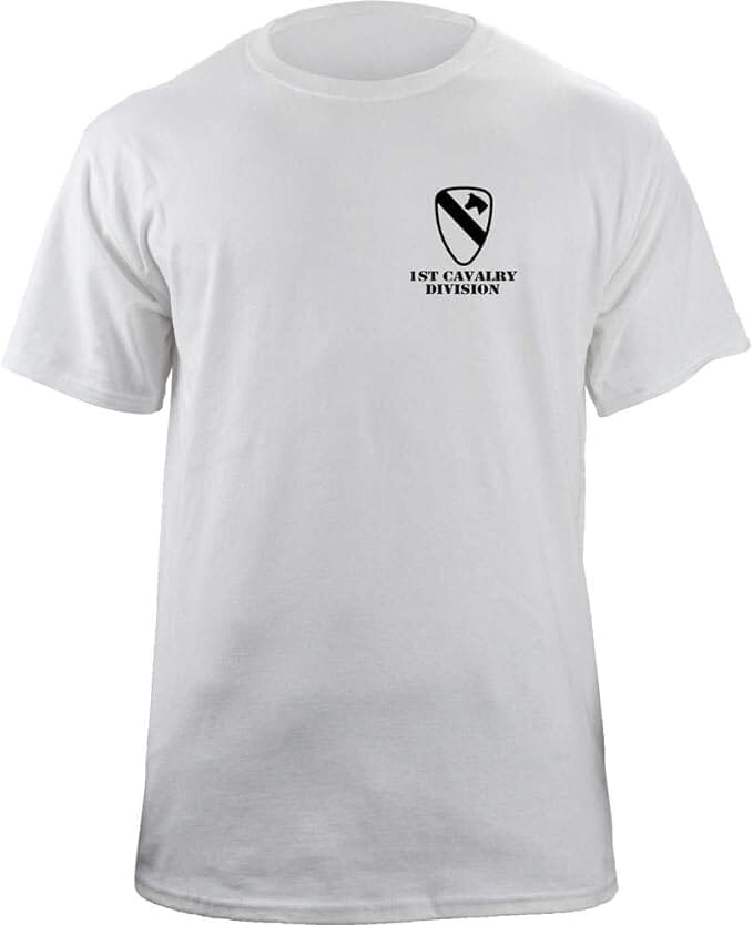 Army 1st Cavalry Division Full Color Veteran T-Shirt Shirts 