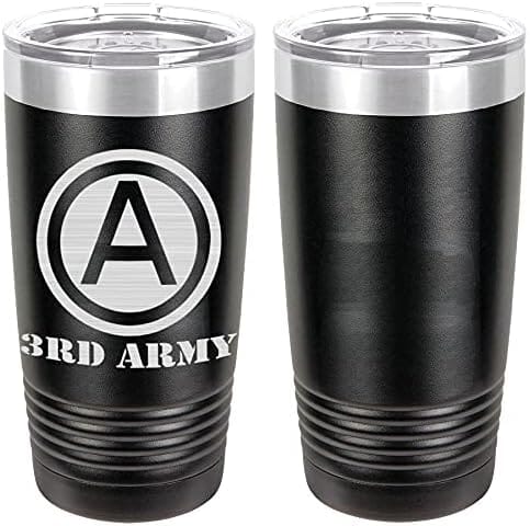 Army 3rd Army Central Laser Engraved 20oz Tumbler Mugs LET.0077.B