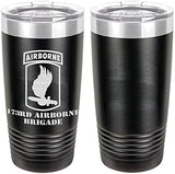 Army 173rd Airborne Brigade Laser Engraved 20oz Tumbler Mugs LET.0105.B
