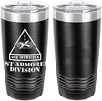 Army 1st Cavalry Division Laser Engraved 20oz Tumbler (Black) Mugs LET.0069.B