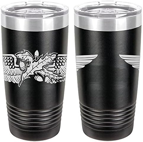 Navy Aviation Supply Corps Badge Laser Engraved 20oz Tumbler Mugs LET.0008.B