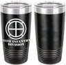Army 35th Infantry Division Laser Engraved 20oz Tumbler Mugs LET.0093.B