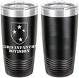 Army 23rd Infantry Division Laser Engraved 20oz Tumbler Mugs LET.0088.B