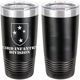 Army 23rd Infantry Division Laser Engraved 20oz Tumbler Mugs LET.0088.B