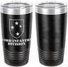 Army 23rd Infantry Division Laser Engraved 20oz Tumbler Mugs LET.0088.B
