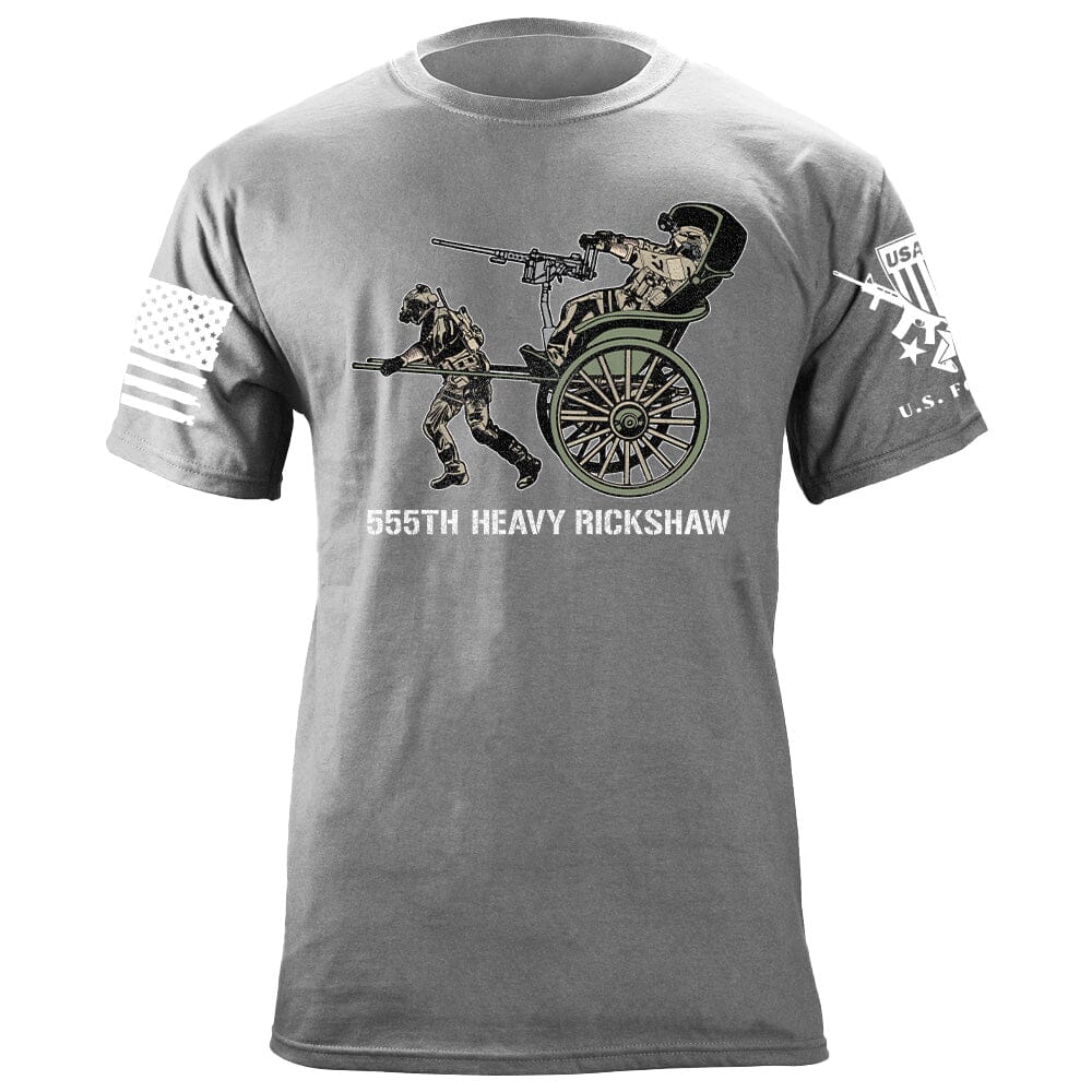 555th Tactical Rickshaw T-Shirt Shirts 87002-S-HG