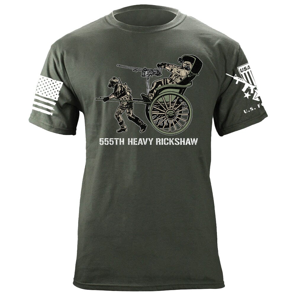 555th Tactical Rickshaw T-Shirt Shirts 87002-3XL-MG