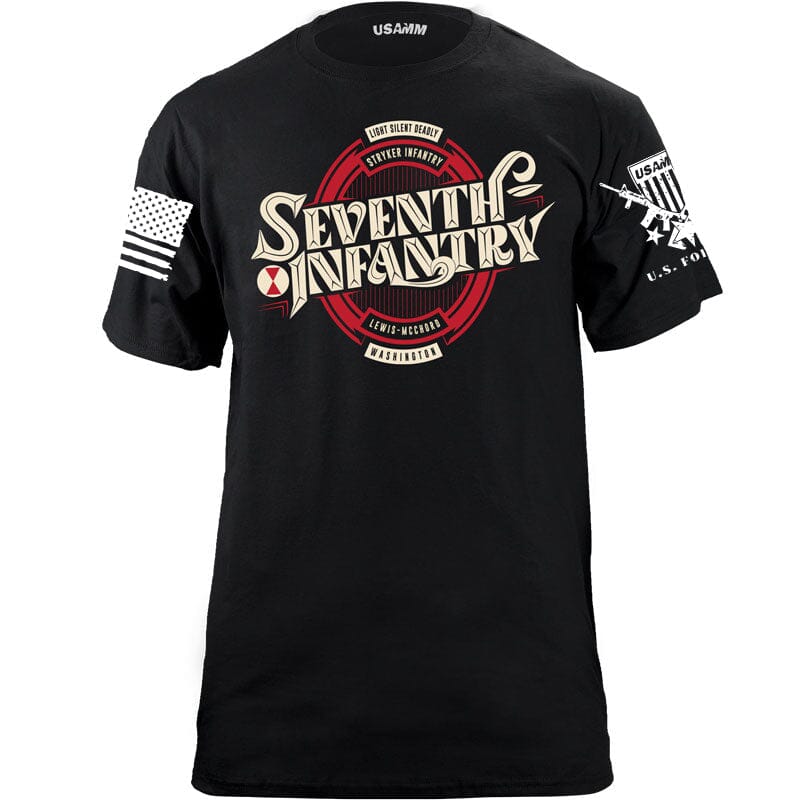 Seventh Infantry Seal Tshirt Shirts 56.806 Seventh Infantry Seal BK