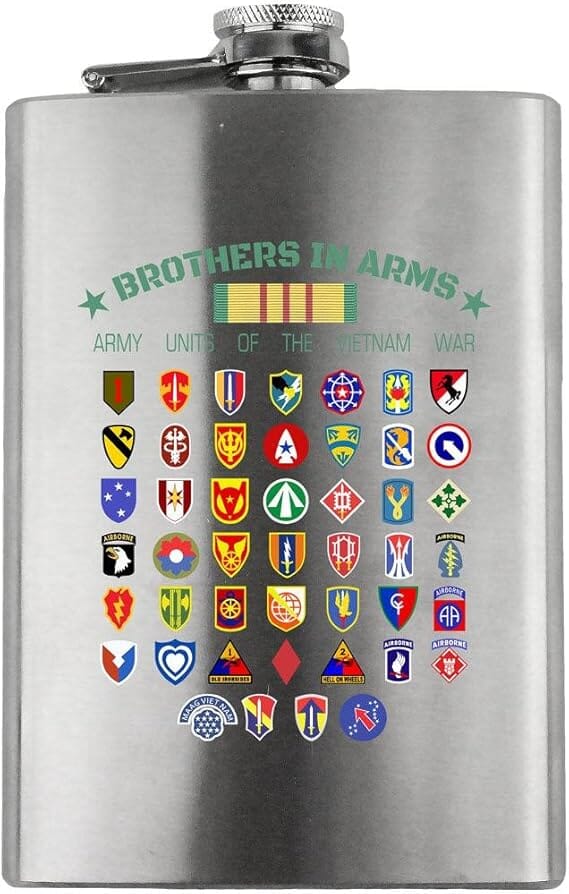 Brothers in Arms Vietnam Veteran 8oz. Flask flask 