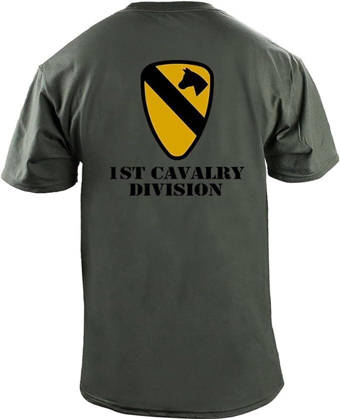 Army 1st Cavalry Division Full Color Veteran T-Shirt Shirts 13.401