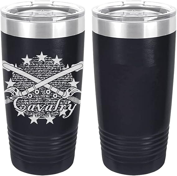 Cavalry Declaration Laser Engraved 20oz Tumbler Mugs LET.0163.N
