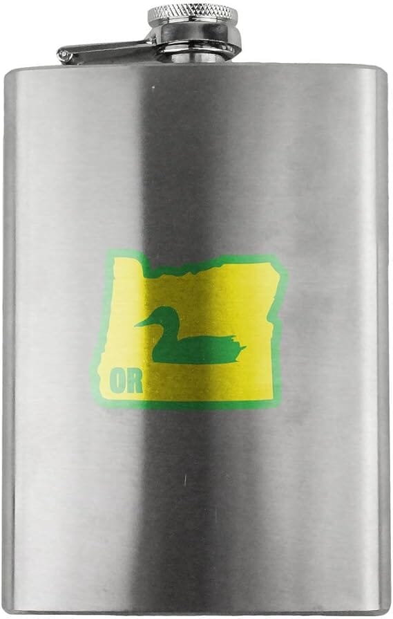 Original I Duck Oregon Variant Classic 8oz. Flask flask 