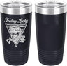 Feeling Lucky Dinosaur Laser Engraved 20oz Tumbler Mugs LET.0165.N