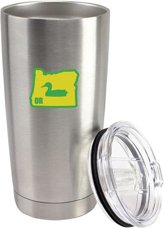Original I Duck Oregon 20 oz Vacuum Sealed 18/8 Stainless Steel Tumbler Mugs 