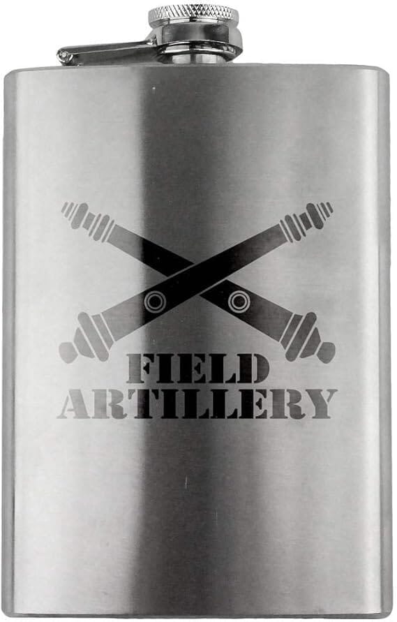 Army Field Artillery Branch Military 8oz. Flask flask 