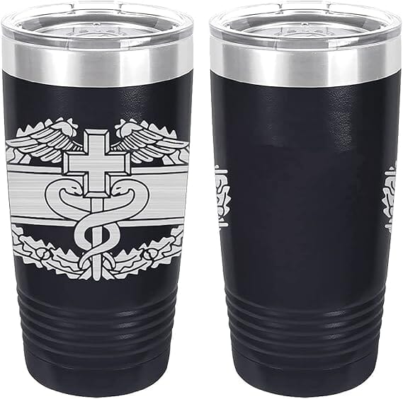 Combat Medical Badge 1st Award Laser Engraved 20oz Tumbler Mugs LET.0132.N