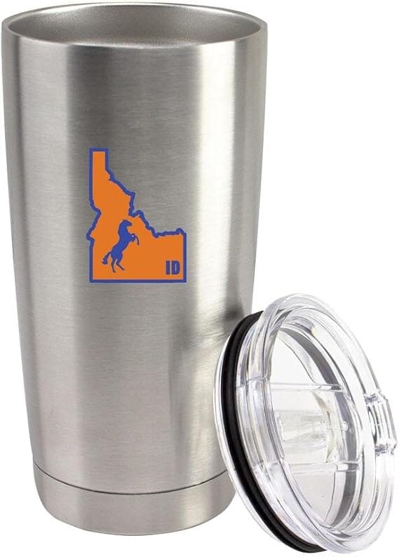 Original I Bronco Idaho Classic State 20 oz Vacuum Sealed 18/8 Stainless Steel Tumbler Mugs 