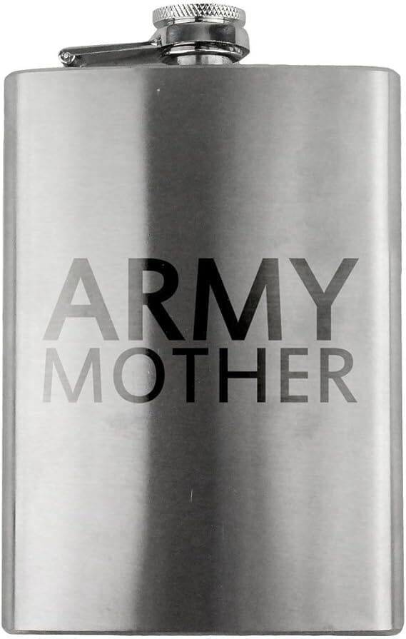 Army Mother Family 8oz. Flask flask 