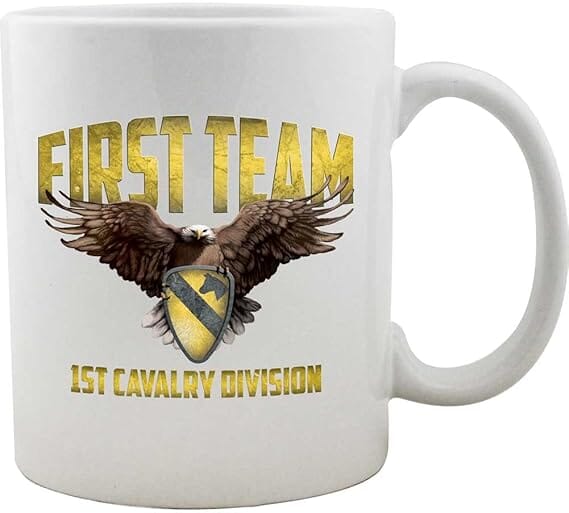 Original 1st Cavalry First Team Mug Mugs 