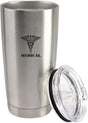 Army Medical Branch Insignia Subdued 20 oz Vacuum Sealed 18/8 Stainless Steel Tumbler Mugs 