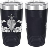 Army Parachutist Senior Badge Laser Engraved 20oz Tumbler Mugs LET.0148.N