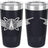 Army Space Basic Badge Laser Engraved 20oz Tumbler Mugs LET.0155.N