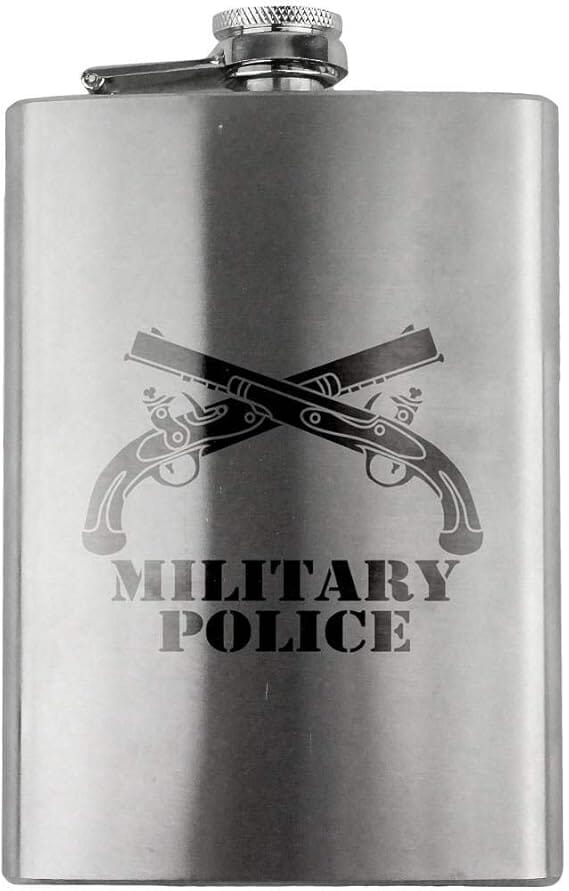 Army Military Police Branch Military 8oz. Flask flask 