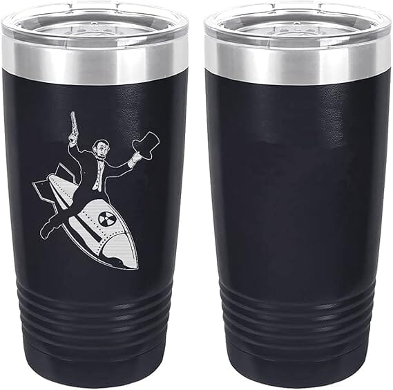Lincoln On A Missile Laser Engraved 20oz Tumbler Mugs LET.0168.N