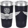 Army Aviator Master Badge Laser Engraved 20oz Tumbler Mugs LET.0124.N