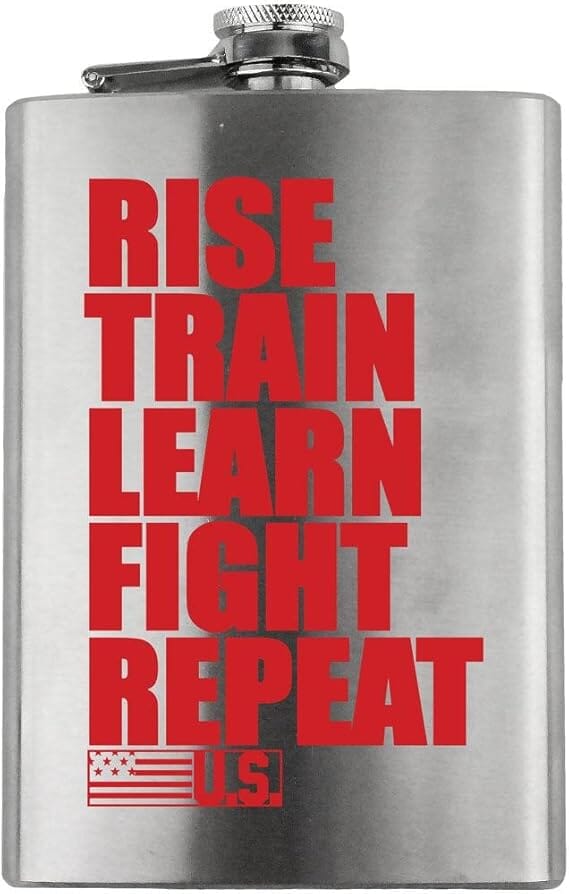 Rise Train Repeat 8oz. Flask flask 