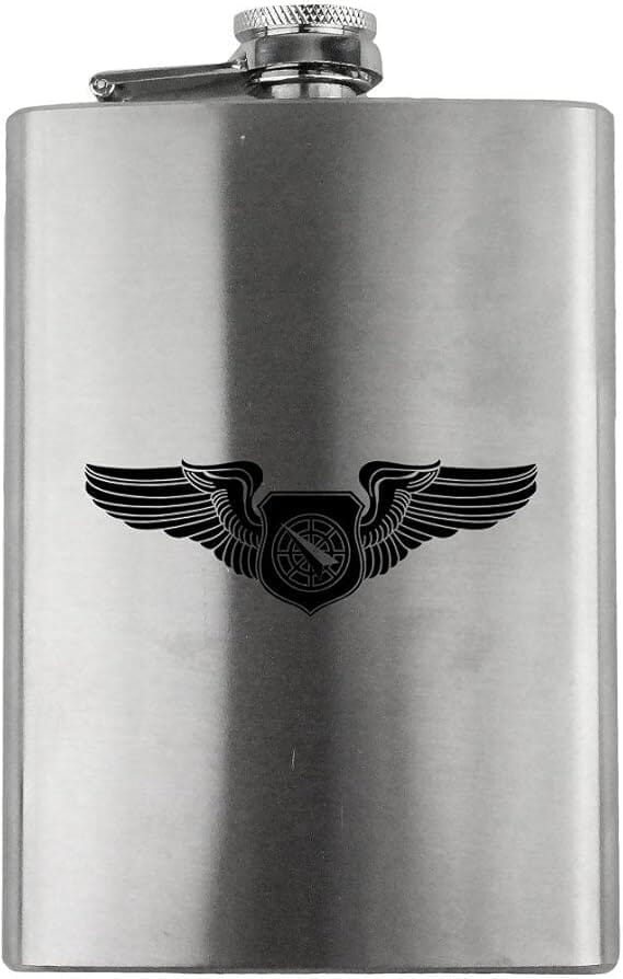 Battle Manager Badge Air Force Veteran 8oz. Flask flask 