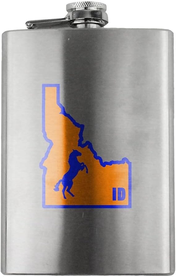 Original I Bronco Idaho Classic 8oz. Stainless Steel Flask flask 