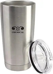 Army Chemical Branch Insignia Subdued 20 oz Vacuum Sealed 18/8 Stainless Steel Tumbler Mugs 