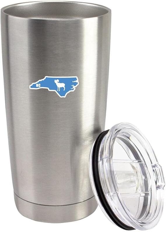 Original I Ram North Carolina 20 oz Vacuum Sealed 18/8 Stainless Steel Tumbler Mugs 