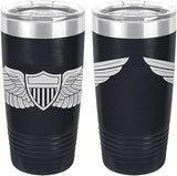 Army Aviator Basic Badge Laser Engraved 20oz Tumbler Mugs LET.0125.N