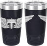 Army Aviator Basic Badge Laser Engraved 20oz Tumbler Mugs LET.0125.N