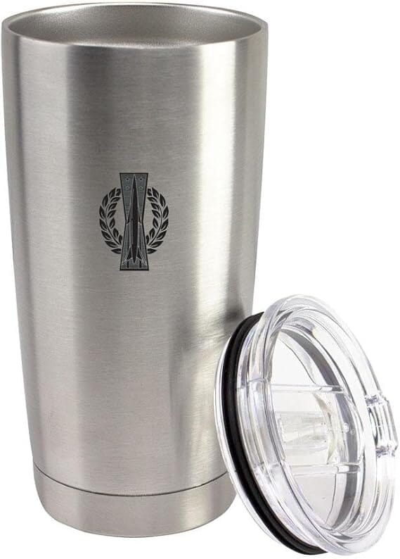 Air Force Missileman Subdued Badge 20 oz Vacuum Sealed 18/8 Stainless Steel Tumbler Mugs 
