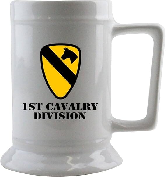 Army 1st Cavalry Division 16 oz. Beer Stein Beer Steins 