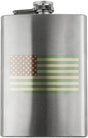 USA American Flag Multicam Veteran 8oz. Flask flask 