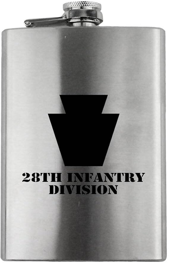 Army 28th Infantry Division Subdued 8oz. Flask flask 
