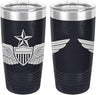 Army Aviator Senior Badge Laser Engraved 20oz Tumbler Mugs LET.0126.N