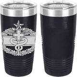 Combat Medical Badge 2nd Award Laser Engraved 20oz Tumbler Mugs LET.0131.N