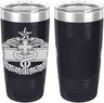 Combat Medical Badge 2nd Award Laser Engraved 20oz Tumbler Mugs LET.0131.N