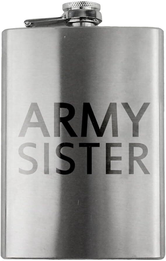 Army Sister Family 8oz. Flask flask 