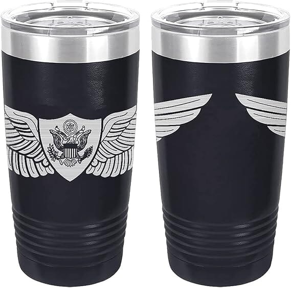 Army Aviation Aircraft Crewman Laser Engraved 20oz Tumbler Mugs LET.0123.N