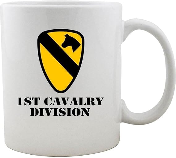 Army 1st Cavalry Division 11oz. Coffee Mug Mugs 