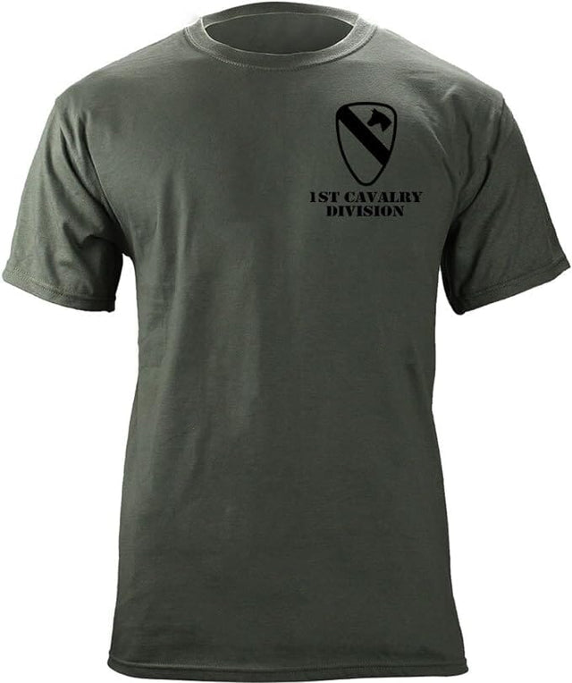 Army 1st Cavalry Division Full Color Veteran T-Shirt Shirts 