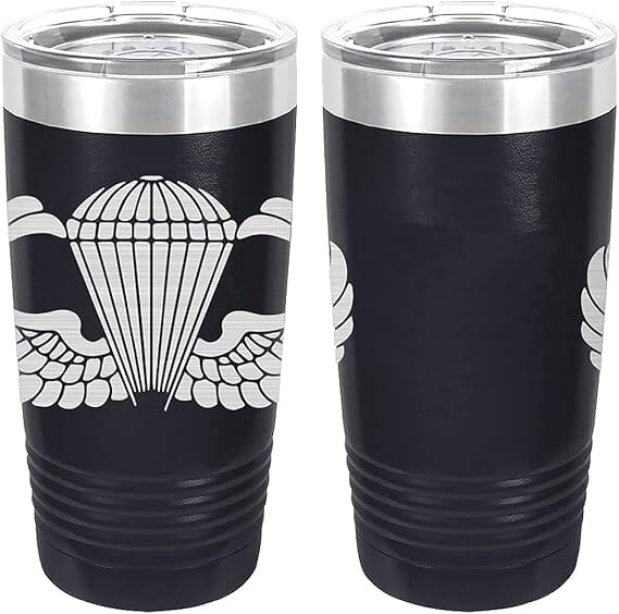 Army Parachutist Badge Laser Engraved 20oz Tumbler Mugs LET.0146.N