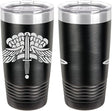Army Halo Free Fall Wings Badge Laser Engraved 20oz Tumbler Mugs LET.0141.B